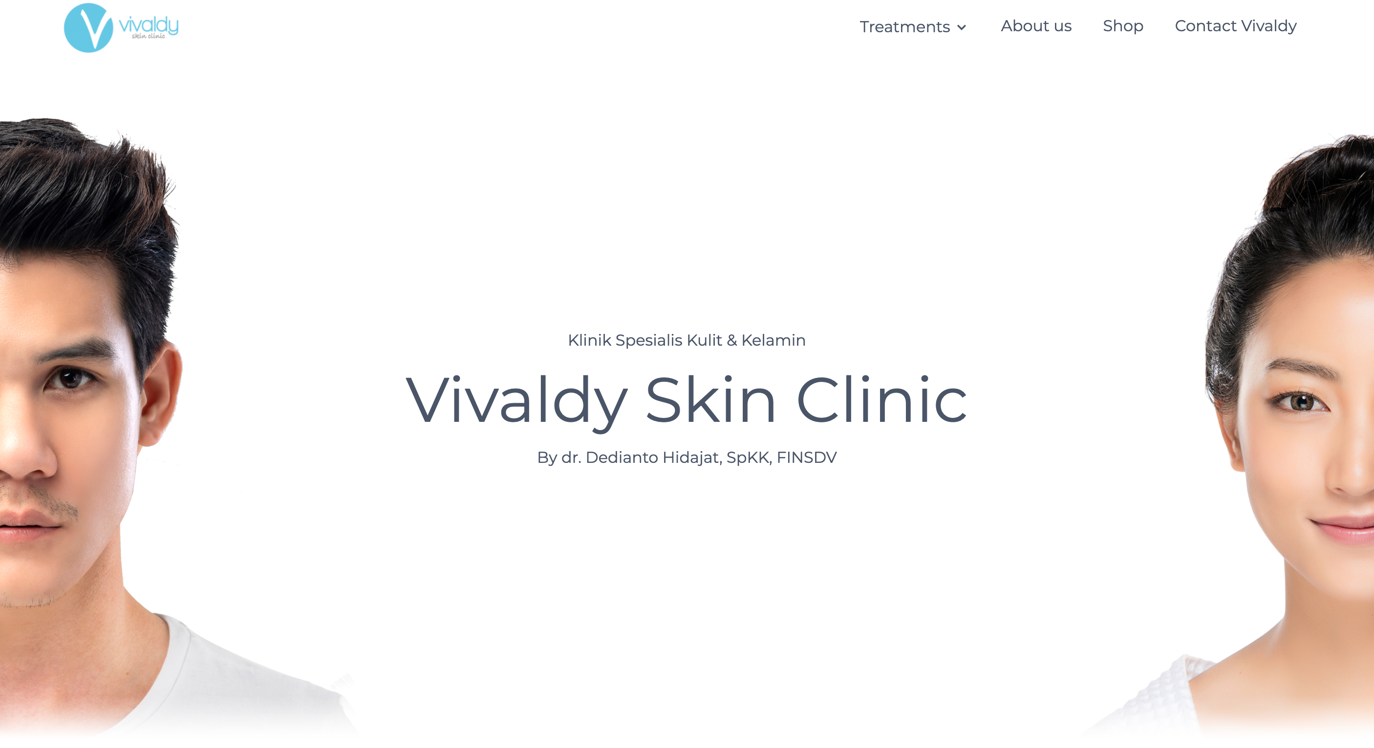 Vivaldy Skin Clinic Website